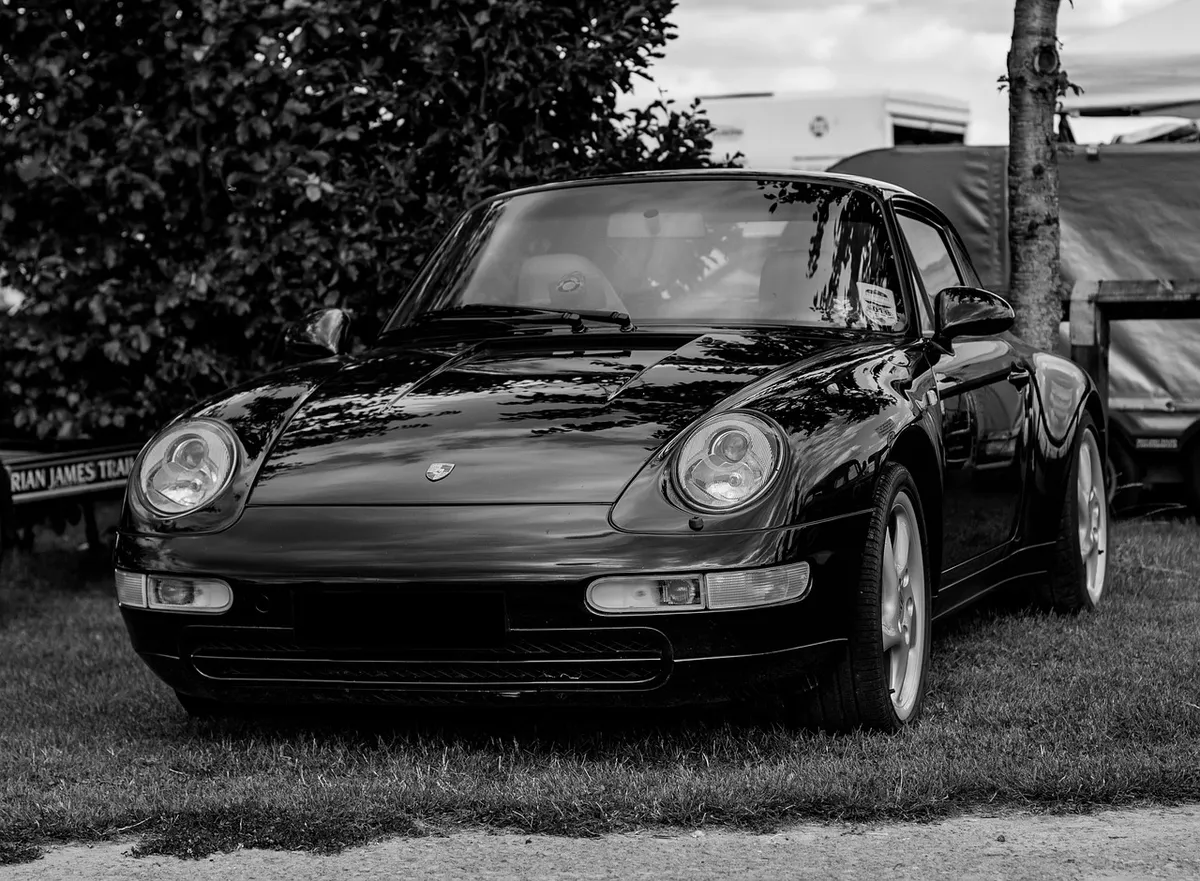porsche 911, 993, 911 993, black and white, 90's, old porsche, carrera, car, vehicle, classic, design, car wallpapers, retro, icon, vintage, automotive
